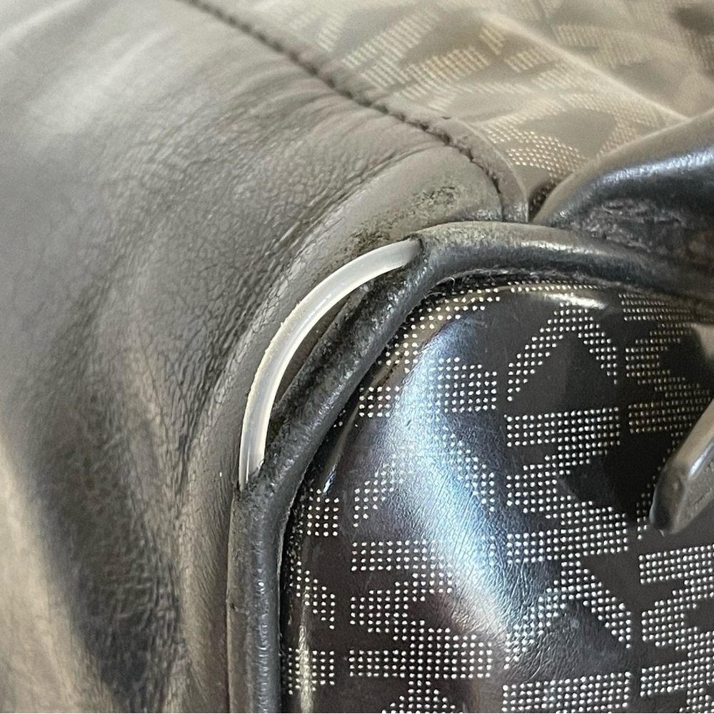 Michael Kors Black and Silver Backpack - Picture 11 of 13